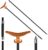 itayak 8.63’/12.3′ Shallow Water Anchor Pole with T-Handle, Solid Fiberglass Reinforced Polyamide66, Mud Anchor Pole for Boat, Fishing Kayak (Gloves Included)