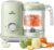 AMZBABYCHEF Baby Food Maker, 4 in 1 Baby Food Processor and Steamer, Puree Blender, Multifunctional Baby Puree Maker, Dishwasher Safe (Green)