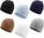 DRESHOW BQUBO 6 Pack Baby Beanie Hats for Unisex Infant Toddler Cotton Beanie Newborn Hospital Hat for Boys Girls 0-6 Months