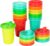 The First Years Take & Toss Spill Proof Sippy Cups – Rainbow Party Pack – Reusable Toddler Cups – Kids Cups and Snap On Lids for Ages 9 Months and Up – 20 Count