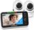 HelloBaby Upgrade 5’’ Baby Monitor with 30-Hour Battery, 2 Cameras Pan-Tilt-Zoom, 1000ft Range Video Audio Baby Monitor No WiFi, VOX, Night Vision, 2-Way Talk, 8 Lullabies and Temperature