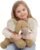 PEACH CAT Goodnight Elephant Stuffed Animal 19.7″ Cute Elephant Plush Soft Plushies Toys Gifts for Kids Brown