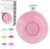 Baby Nail Trimmer Electric, Easy & Safe Baby Nail File for Newborn Infant Toddler, Whisper-Quiet Baby Nail Clipper, 6 Grinding Heads, Baby Pink, Baby Shower Gift