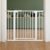 BABELIO Safety Gate Door Fits for Stairs, Narrow and Wide Doorways with Auto Close, Easy Install, No Drilling, Pressure Mounted for Baby, Child, Pets, Dog/Puppy, 26”-40”, White