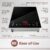 ChangBERT Built-in & Portable Induction Cooktop, NSF-Certified Commercial Grade Single Induction Burner, Large 8” Heating Coil, Low Noise, Precise Temperature Control for Apartments RVs Food Station