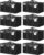 8 Pack Extra Large Heavy Duty Moving Bags, Black Storage Bins with Lids, Reinforced Handles & Heavy-Duty Zippers Moving Boxes Storage Bags Totes for Clothes Packing, Dorms, College Supplies, Black