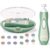 Fansidi Baby Nail Trimmer Electric, Easy & Safe Nail File for Newborn to Toddler, Whisper-Quiet Nighttime Use, Precise 4-Stage Grinding Heads, LED Light, 18-Piece Kit, Forest Green, Baby Shower Gift