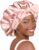 YANIBEST Adjustable Silk Bonnet for Sleeping Women Double Layer Satin Bonnet Reduce Friction Prevent Frizz Curly Hair