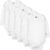 HonestBaby baby-girls 5-pack Long Sleeve Bodysuits One Piece 100% Organic Cotton for Infant Baby Girls