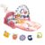 dearlomum Pink Tiger Theme Baby Play Mat Gym with Kick & Play Piano | Tummy Time Activity Mat with 5 Infant Sensory Toys, Music and Lights, Boy & Girl Gifts for Newborns 0 to 3 6 9 12 Months