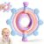 Baby Teething Ring Toys 3-6 6-12 Months, Silicone Sensory Rattle Teether Toys for Teething Relief, Baby Newborn Essentials Chew Toys for Sucking Needs, Infant Shower Gifts & Baby Toys