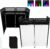 Neoaider DJ Booth Table Station 44″x42″x21″, DJ Facade Booth | Black & White Scrims, Detachable 40″x20″ DJ Table, Carrying Bag, Foldable Metal Frame DJ Panel for Show, Party, Gathering