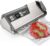 Mesliese Vacuum Sealer Machine 95kPa 140W, 20L/min Suction Speed Food Sealer with Double Heat Seal Strips, Built-in Cutter & Bag Storage, LED Countdown Display, 2 Rolls & 5 Pre-cut Bags