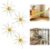 4 Pcs Simulation Sea Urchin Bait, 2026 New Realistic Fuzzy Dice Fishing Lure, Floating TPR Swimbait with Reflective Stars, Soft Baits for Bass Fishing