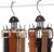 ZEDODIER 2 Pack Belt Hanger Rotatable Belt Organizer, Space Saving Belt Rack with 16 Adjustable Hooks for Closet Organizers and Storage, Sturdy Belt Holder Storage, Black