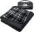 Large Waterproof Outdoor Blanket Thick Fleece 80″ x 58″ | Windproof Stadium Blanket, Wearable Poncho, Machine Washable for Camping, Car, Pet, Picnics – Black Check