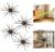 4 Pcs Simulation Sea Urchin Bait, 2026 New Realistic Fuzzy Dice Fishing Lure, Floating TPR Swimbait with Reflective Stars, Soft Baits for Bass Fishing