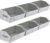 Homsorout Closet Organizers Bins 6 Packs – Large Closet Shelf Organizer with Handles, Fabric Trapezoid Storage Bins, Collapsible Storage Cubes for Clothes, Towels, Light Gray