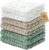 Cuddle Campus Baby Washcloths 6 Packs, Muslin Washcloths Baby,Cotton Burp Cloths, Extra Absorbent and Soft Wash Clothes for Newborns, 12×12 Inches