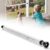 Sliding Door Security Bar,17-50 inch Adjustable Window Security Bars with Rubber Tips for Sliding Glass Door/Home Apartment/Child Safety/Burglar Proof (White – 1 Pack)