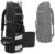 Rexmica Fishing Backpack Holds 8 Rods & Reels, Fishing Tackle Bag with Compartment for Tackle Boxes, Fishing Gear or Equipment, Fishing Rod Case Backpack, Fishing Pole Bag with Tactical Molle System