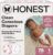 The Honest Company Comfort Dry Disposable Daytime Diapers for Sensitive Skin, Hypoallergenic, Rose Blossom + Tutu Cute, Club Box Size 1 (8–14 lbs), 78 Count