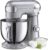 Cuisinart Stand Mixer, 12 Speeds, 5.5-Quart Mixing Bowl, Chef’s Whisk, Flat Mixing Paddle, Dough Hook, and Splash Guard with Pour Spout, Silver Lining, SM-50BCNAS, Silver Lining