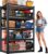 71″H-32″W-14″DGarage Shelving-5 Tier Garage Storage Shelves,Adjustable Heavy Duty Metal Shelving Unit and Storage Large Rack,Utility Steel Shelf For Warehouse Industrial Pantry Basement Organizers