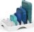 Simple Houseware Food Container Lids Storage Organizer with Adjustable Dividers, 13”x10”, White