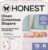 The Honest Company Comfort Dry Disposable Daytime Diapers for Sensitive Skin, Hypoallergenic, Rose Blossom + Tutu Cute, Club Box Size Newborn 72 Count