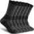 Time May Tell Mens Merino Wool Hiking Cushion Socks Thermal Warm Crew Winter Boot Socks Pack (2/4 Pair,6-13 Size)