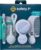 Safety 1st Deluxe Baby Healthcare and Grooming Kit, Pyramids Aqua, Newborn Baby Essentials, One Size, 24 Pieces