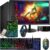 Dell RGB Gaming Desktop PC Computer, Intel Core i5 CPU, GeForce GT 1030 2G, 16GB RAM, 512GB SSD, 24 Inch HDMI Monitor, RGB Keyboard & Mouse & Headset, WiFi, Windows 11 Pro (Renewed)