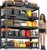 78″ H Garage Shelving Heavy Duty Storage Shelves, Adjustable Metal Shelving Unit, Utility Garage Organizer Shelf for Basement, Pantry, Kitchen, Warehouse, Supermarket, 45.6″ Wx19.7 Dx78 H