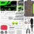 411-Piece Fishing Gear Accessories Kit, [2025 NEW] Tackle Box with Pliers, Fish Lip Grips,Tackle Storage Trays, Hooks, Weights, Jig Heads, Swivels, 21 Pre-Made Rigs – Fishing Gear for Lures Fishing