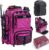 Goture Fishing Backpack with 4 Tackle Boxes,900D Water-Resistant Tackle Backpack with Rod Holders,45L Large Fishing Bag Storage Gear Tackle Bag with Rain Cover,Bottle Holder for Travel Camping Hiking