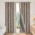 Joydeco 100% Blackout Curtains for Bedroom – Nature Linen 84 Inch Long Light Blocking 2 Panels Set, Rod Pocket & Back Tabs Living Room Drapes, Thermal Insulated Room Darkening Window Curtains