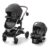 Graco Modes Nest Travel System, 3-in-1 Modular Carseat Stroller Combo, Includes the SnugRide DLX Infant Car Seat and Baby Stroller, Adjustable Slide2Me Car Seat Carrier to Toddler Stroller, Sullivan