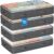 Budding Joy 90L Under Bed Storage Containers, Closet Organizers and Storage Bins, Foldable Underbed Storage Bags for Linen Sheets, Blanket, Clothing, Comforter, Sweaters, Pillows, Wrapping Paper, Grey