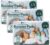 Naturally Nature Overnight Diaper Booster Pads, Stops Overnight Leaking, Diaper Liners for Toddler, Nighttime Diapers Size 5, Adhesive Pad for Girls, Boys, (3 Packs of 32 ct.)