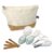 Dreambaby Neat and Tidy 9pc Baby Grooming Kit with Wheatgrass, Baby Hair Brush and Comb Set, Baby Essentials Baby Travel Essential in Cotton and Cork Bag, Eco Conscious Design