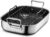 HexClad Hybrid 14 x 10 Inch Rectangular Nonstick Roasting Pan with Rack, Dishwasher-Friendly, Oven-Safe Up to 900°F, Compatible with All Cooktops