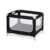 Dream On Me Zodiak Baby Playard, Breathable Mesh Sides, Soft Comfortable Mattress, Quick & Easy to Fold with Travel Carry Bag, Compact Space Saving Design – Black
