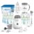Dr. Brown’s Natural Flow Anti-Colic Options+ All-In-One Gift Set for Newborn, with Bottle Warmer, HappyPaci Pacifiers, Cleaning Brush, Formula Mixing Pitcher & Formula Dispenser, 0m+
