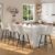 Garvee 25″ Upholstered Bar Stools Set of 4, Counter Height Chenille Fabric Barstool with Footrest, Backrest and Metal Legs, Modern Bar Chairs for Kitchen Island and Counter