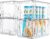 Vtopmart 4Pack Large Stackable Pantry Storage Drawers, Clear Organizer Bins with Handles, Acrylic Drawer Organizers for Kitchen, Pantry, Bathroom Undersink, Cabinet Organization and Storage