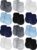 Newcotte 12 Pairs Adjustable Preemie Baby Mittens No Scratch Newborn Cotton Breathable Gloves Warm Mitts for Boys Kids