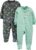 Simple Joys by Carter’s baby-boys 2-way Zip Thermal Footed Sleep and Play, Pack of 2