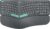 Nulea Wireless Ergonomic Keyboard, Split Keyboard with Cushioned Wrist Rest, Bluetooth and USB Connectivity, USB-C Rechargeable, Compatible with Windows Mac,Green Gray