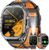 Joautrial Military Smart Watch for Men Built-in GPS with LED Flashlight Compass, 2.13″ AMOLED Tactical Smart Watches with Answer/Make Calls, 3ATM Waterproof Fitness Tracker for iPhone Android (Black)